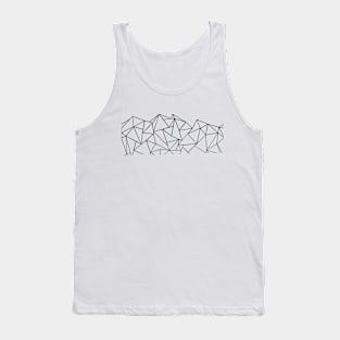 Abstract Ombre 1 Green Tank Top